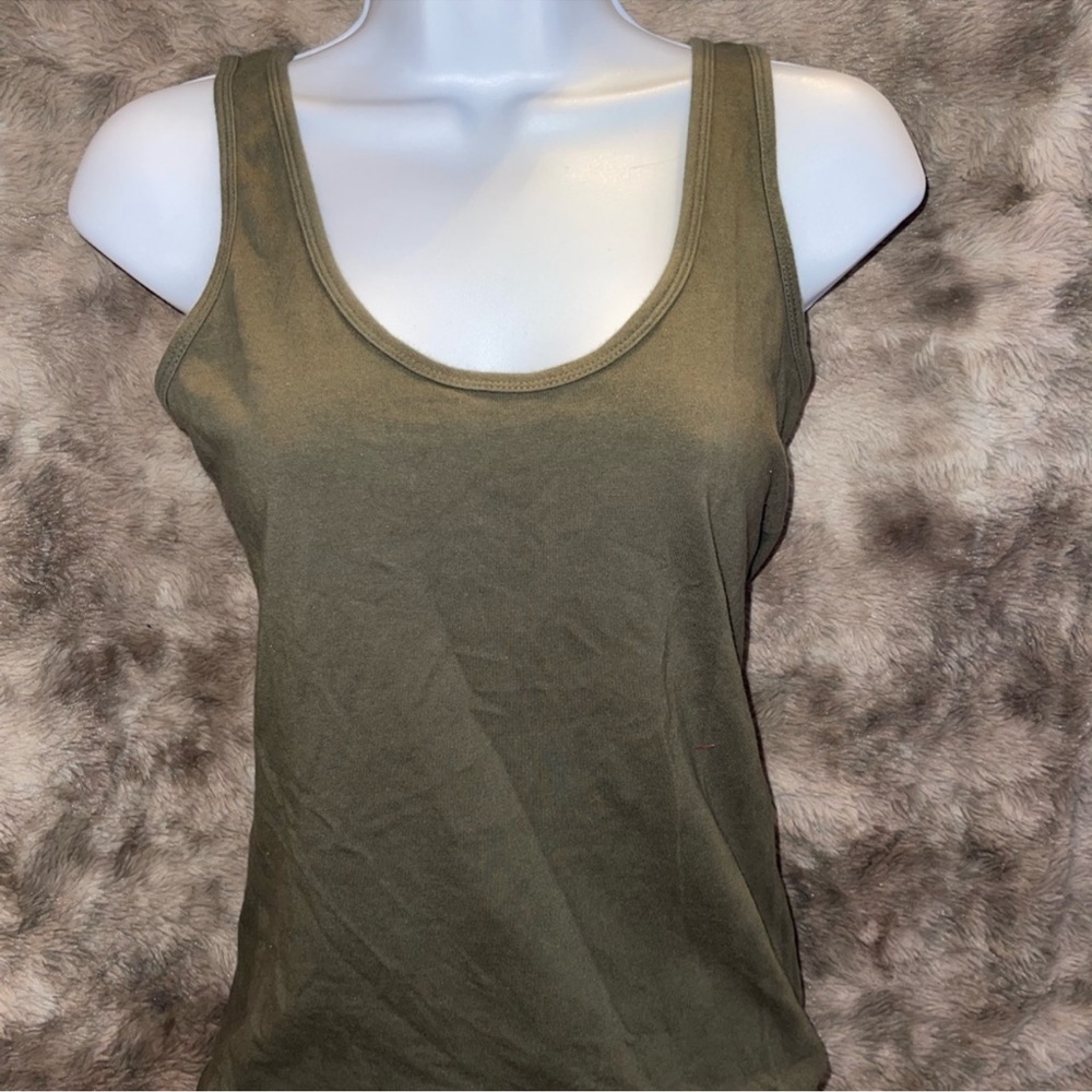 Maurice’s Small Army Green Tank Top